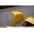 Zestaw błotników metalowych lakierowanych kolor żółty RAL1003